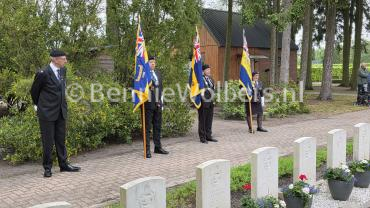 Fotoimpressie herdenking R.A.F. bemanningsleden 